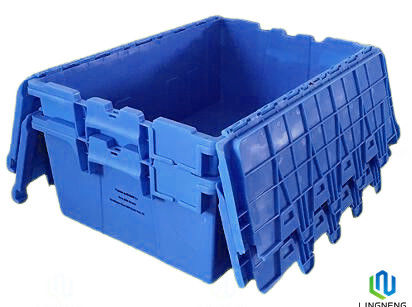 Logistics Industrial Plastic Storage Containers Rectangle For Sustainable Supply Chain