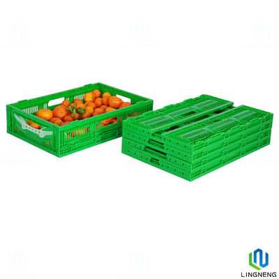 32 Litre Plastic Folding Storage Crates ,  Collapsible Agriculture Plastic Crates