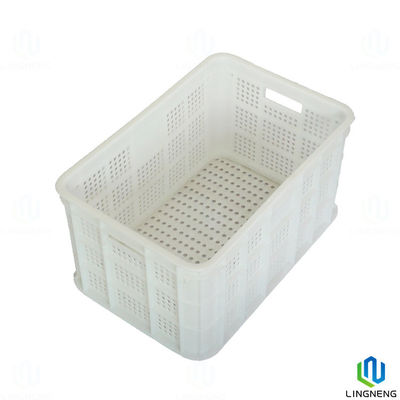 Customized Large Rectangular Milk Crates 40L Plastic Turnover Crate