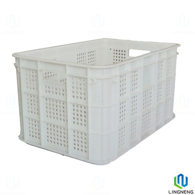 Customized Large Rectangular Milk Crates 40L Plastic Turnover Crate