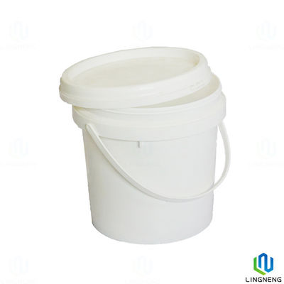 Round Recyclable 2.5 Litre Bucket With Lid And Handle Customized