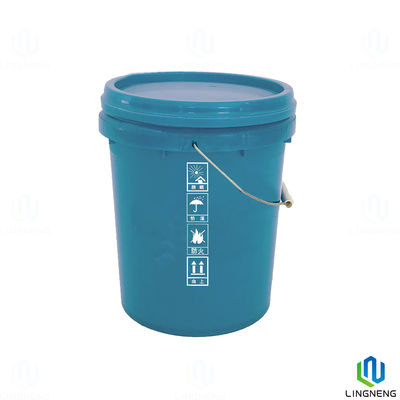 5 Gallon Food Grade Plastic Bucket With Handle Customized Color