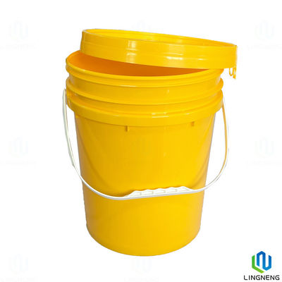 18L Waterproof Food Grade Plastic 5 Gallon Buckets With Handle