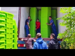 Logistics Industrial Plastic Storage Containers Rectangle For Sustainable Supply Chain